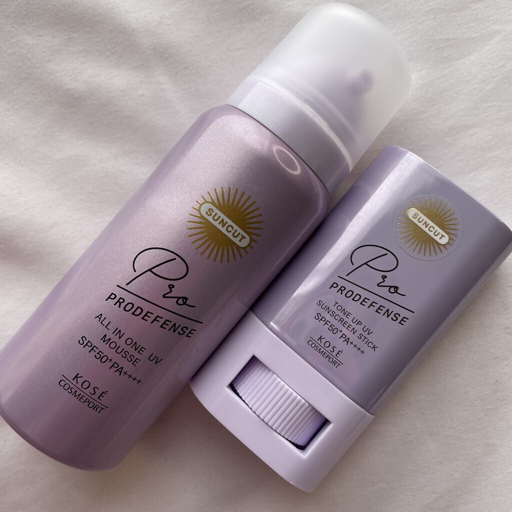 プロディフェンス トーンアップUV スティック/サンカット®/日焼け止めスティックを使ったクチコミ（1枚目）