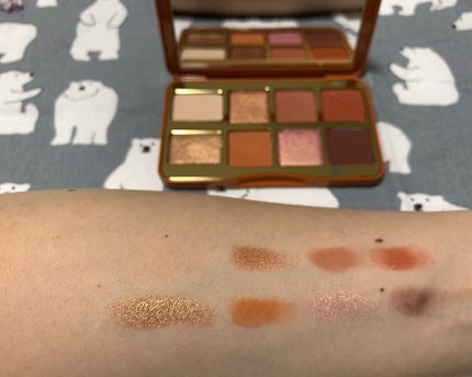 ソルテッド キャラメル ミニ アイシャドウ パレット/Too Faced/アイシャドウパレットを使ったクチコミ(3枚目)