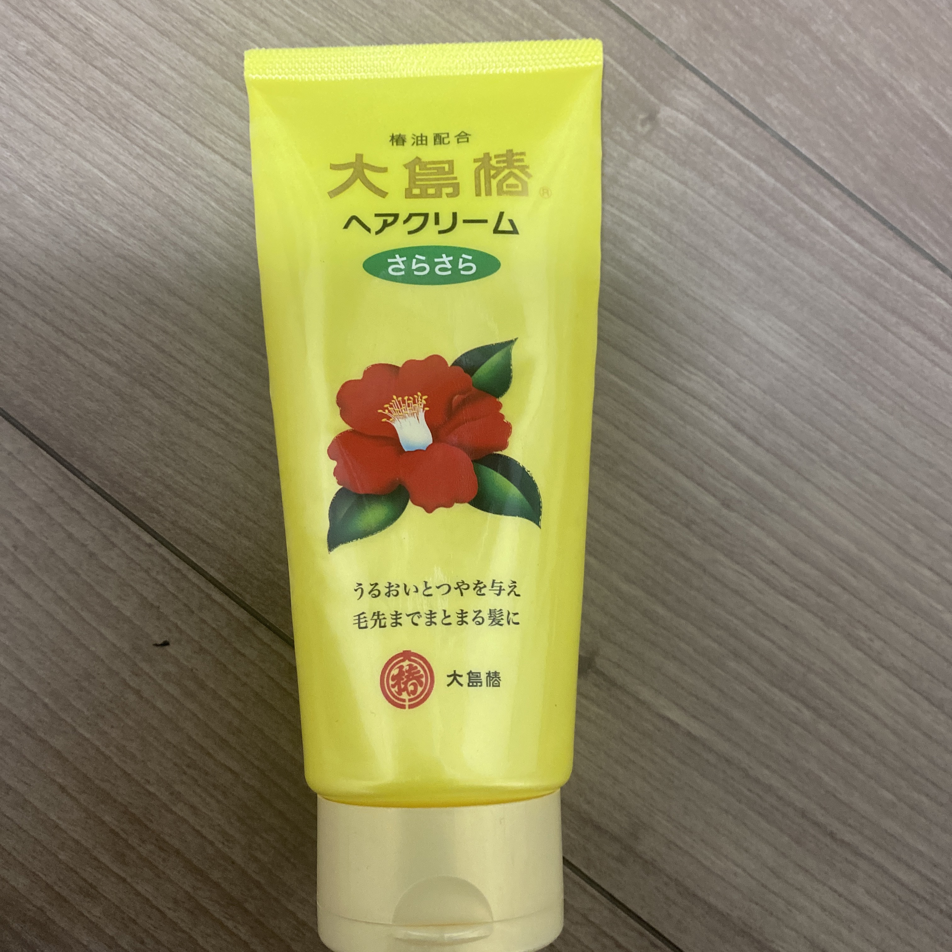 ヘアクリーム さらさら/大島椿/ヘアワックス・クリームを使ったクチコミ（1枚目）