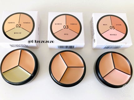 lovelycc マジックカバーチートコンシーラー/LOVELYCC/パレットコンシーラーを使ったクチコミ(2枚目)