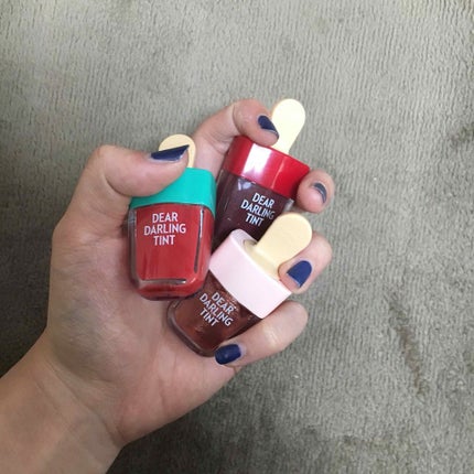 ディアダーリン ウォータージェルティント (アイスティント)/ETUDE/口紅を使ったクチコミ(1枚目)