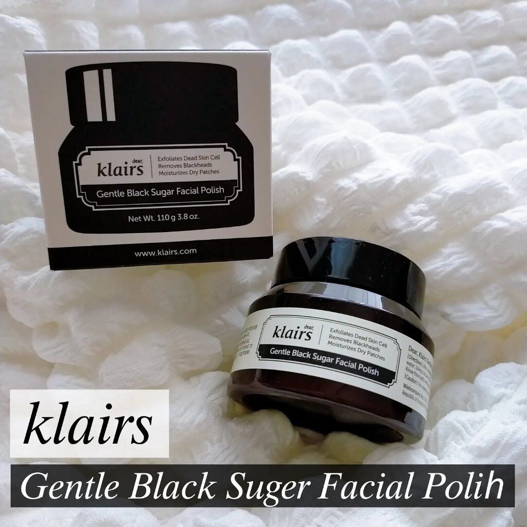 ジェントルブラックシュガーフェイシャルポリッシュ(110g)/Klairs/洗い流すパック・マスクを使ったクチコミ(1枚目)