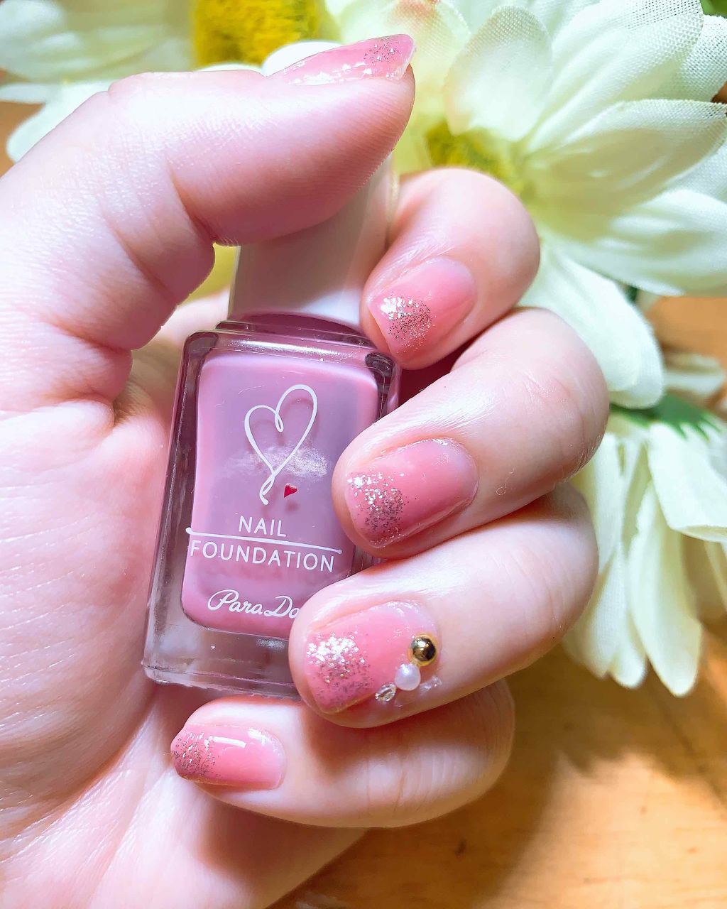 ネイルファンデーション/パラドゥ/マニキュアを使ったクチコミ（1枚目）