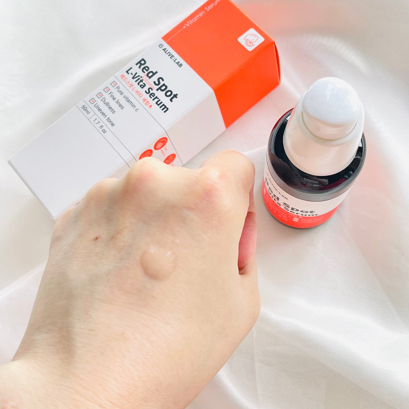 レッドスポット L-ビタセラム/Alive:Lab/美容液を使ったクチコミ(3枚目)