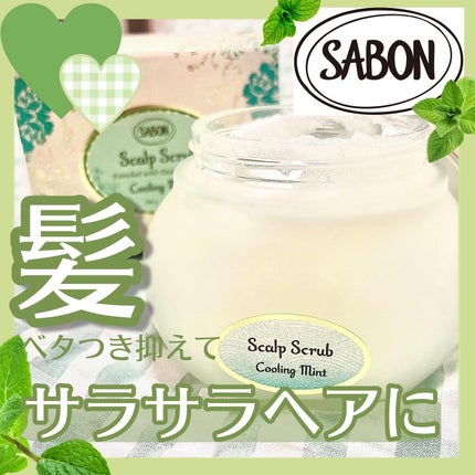 ヘッドスクラブ リフレッシング(ミント)/SABON/ヘッドスクラブを使ったクチコミ(1枚目)