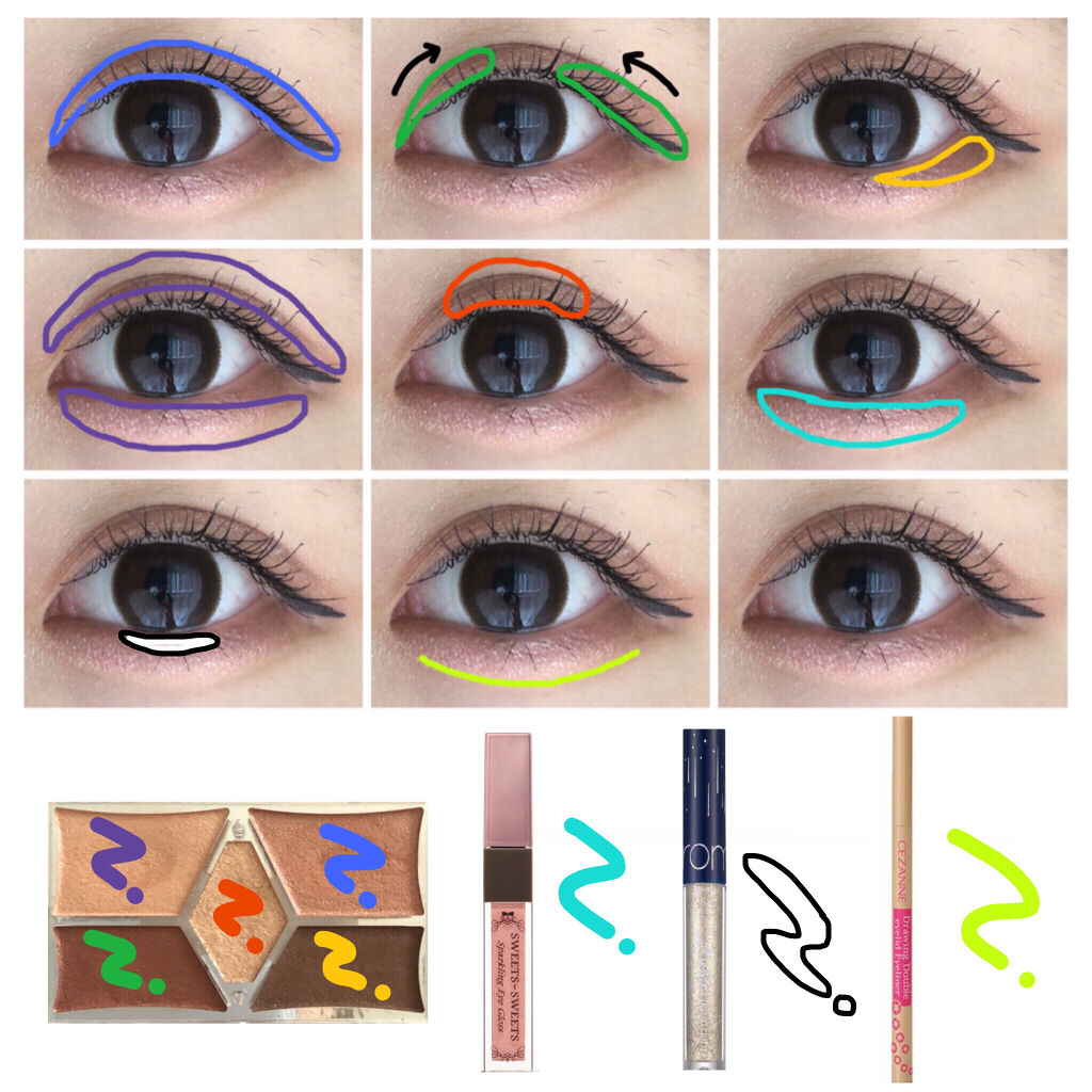 リキッド グリッター シャドウ/rom&nd/グリッターを使ったクチコミ（2枚目）