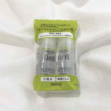 キュレル 皮脂トラブルケア 保湿ジェルのクチコミ「Curel
皮脂トラブルケア ミニセット　30ml（20日分）
・皮脂トラブルケア 化粧水
・.....」（2枚目）