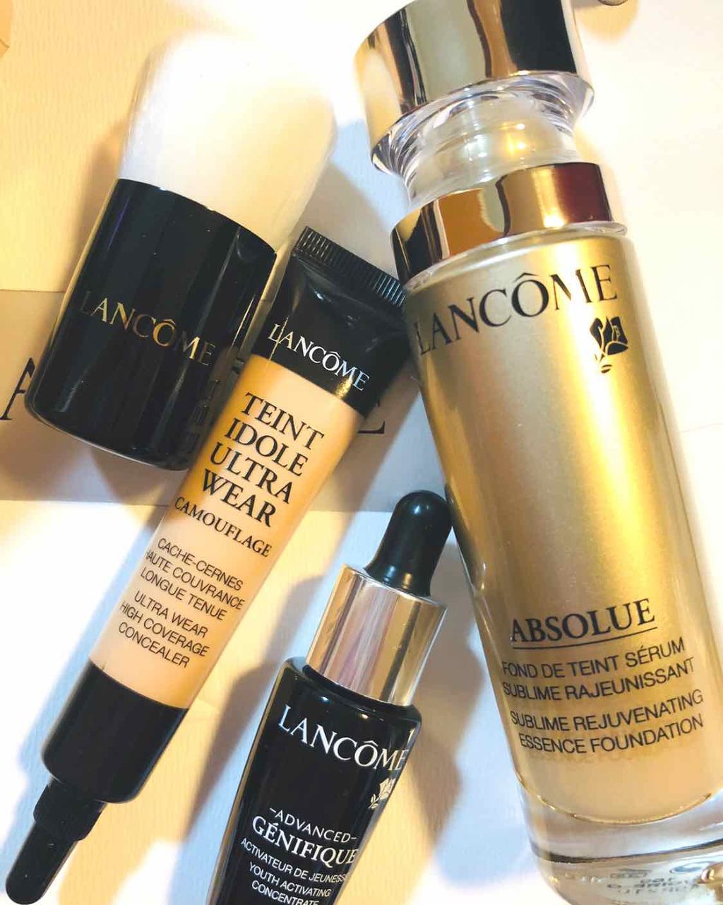 アプソリュ タン サブリムエッセンス リキッド/LANCOME/リキッドファンデーションを使ったクチコミ(1枚目)