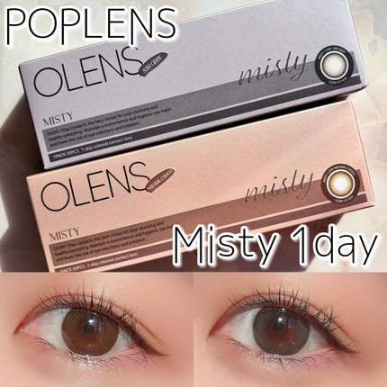 ミスティワンデー/OLENS/カラーコンタクトレンズを使ったクチコミ(1枚目)