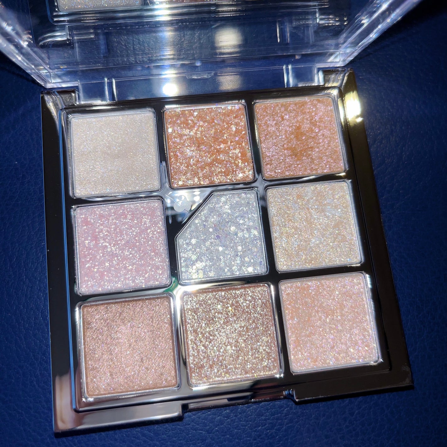 グリッターペディアアイパレット/unleashia/アイシャドウパレットを使ったクチコミ(3枚目)