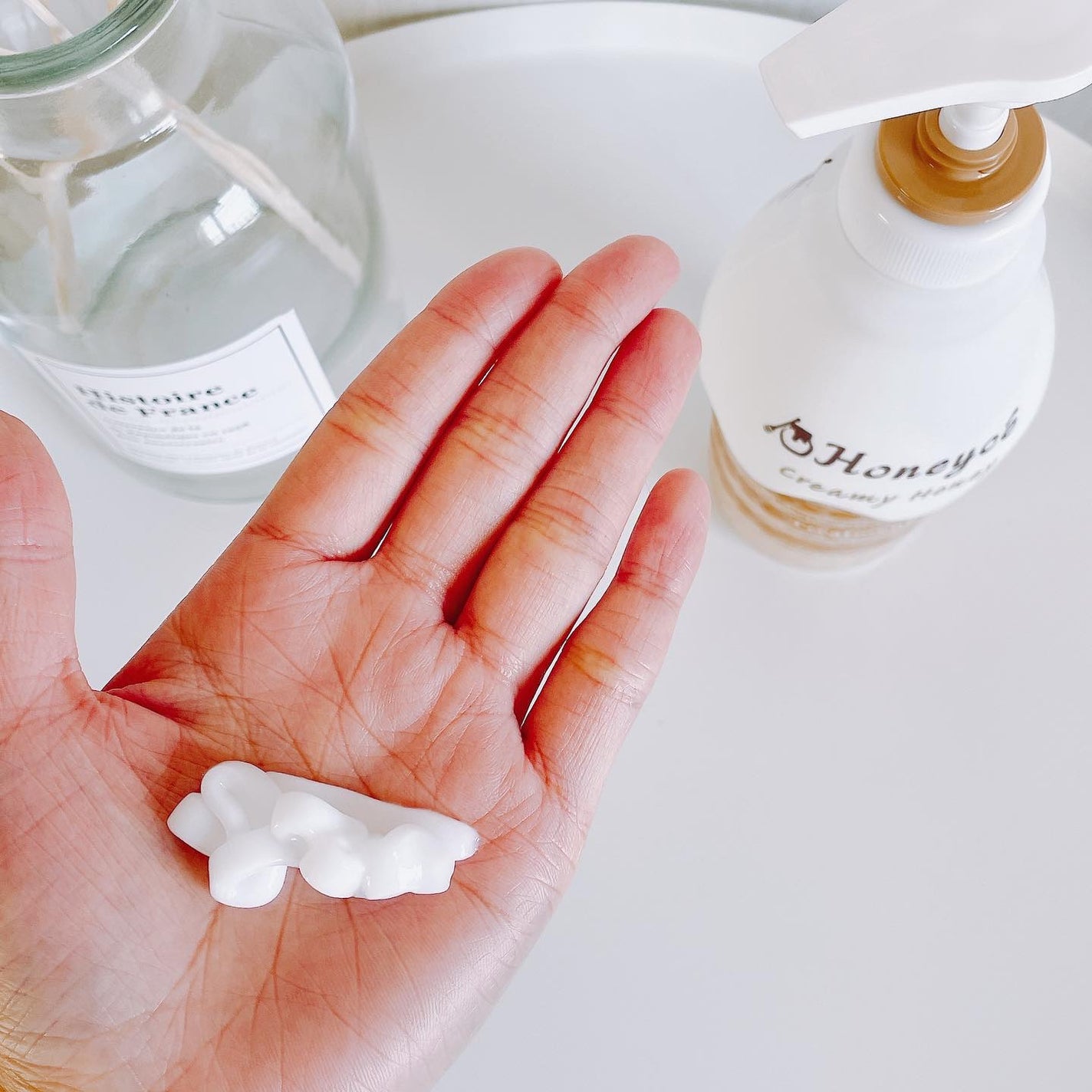 クリーミーハニー シャンプー/トリートメント/ハニーチェ/市販シャンプーを使ったクチコミ(4枚目)