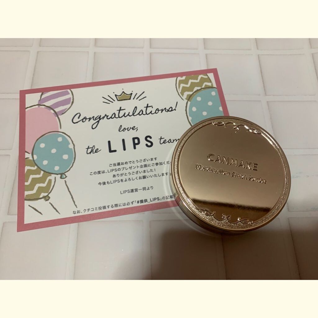 マシュマロフィニッシュパウダー ~Abloom~/キャンメイク/プレストパウダーを使ったクチコミ(1枚目)