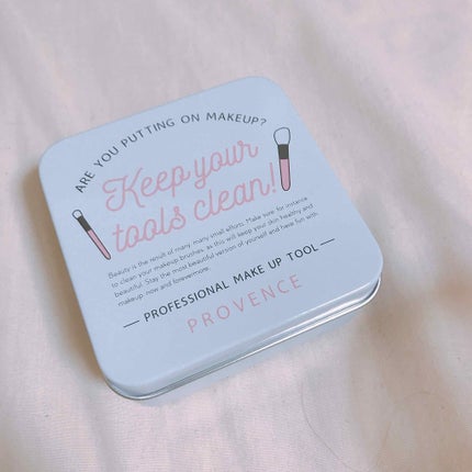 メイクブラシDRYクリーナー/PROVENCE/その他化粧小物を使ったクチコミ(2枚目)