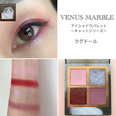 Venus Marble アイシャドウキャットシリーズ/Venus Marble/アイシャドウパレットを使ったクチコミ（8枚目）