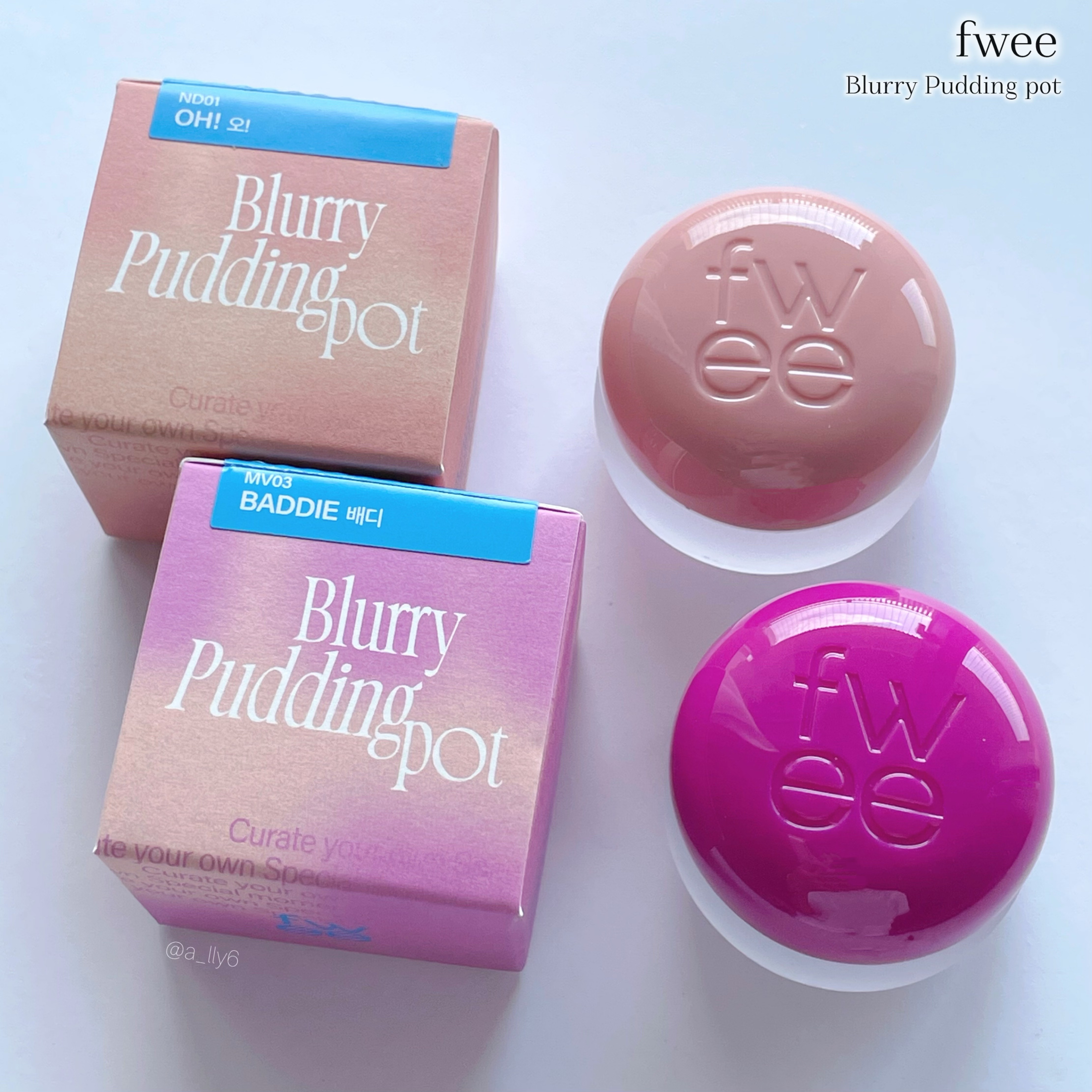 リップアンドチーク ブラーリープリンポット/fwee/口紅を使ったクチコミ（2枚目）