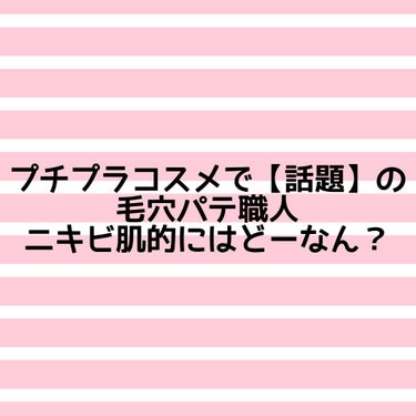 毛穴パテ職人 スムースカラーベースのクチコミ「プチプラコスメで【話題】の毛穴パテ職人
ニキビ肌的にはどーなん？

こんにちは！
2回目の投稿.....」（1枚目）