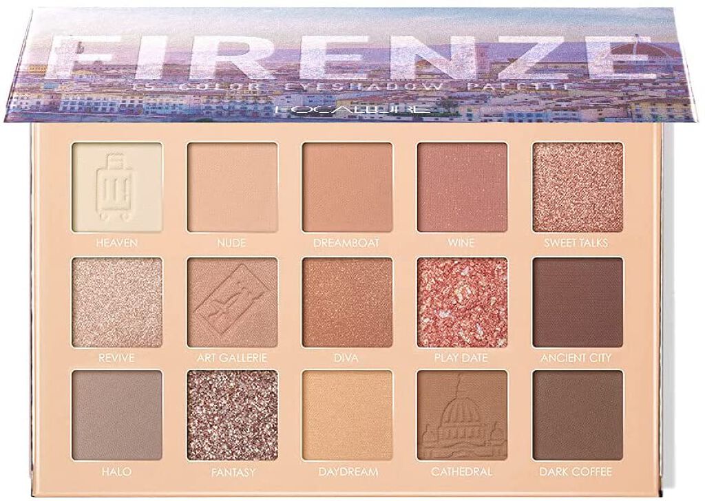 GO TRAVEL 15色アイシャドウパレット 08 フィレンツェ(hi Firenze)