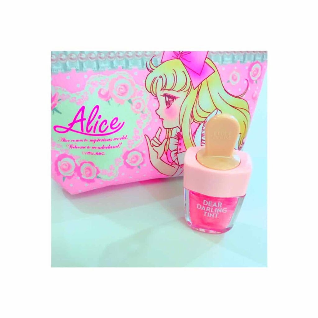 ディアダーリン ウォータージェルティント （アイスティント）/ETUDE/口紅を使ったクチコミ（1枚目）