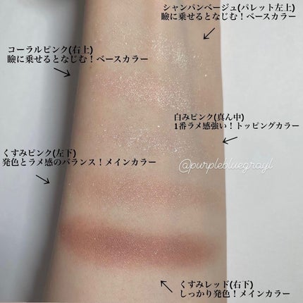 ジェミネイトアイズ N/LUNASOL/アイシャドウパレットを使ったクチコミ(6枚目)