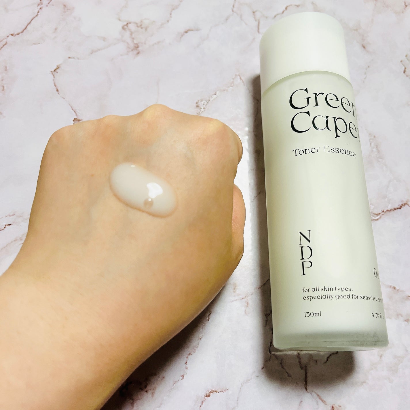 Green Caper Toner Essence/NATURAL DERMA PROJECT/化粧水を使ったクチコミ(3枚目)
