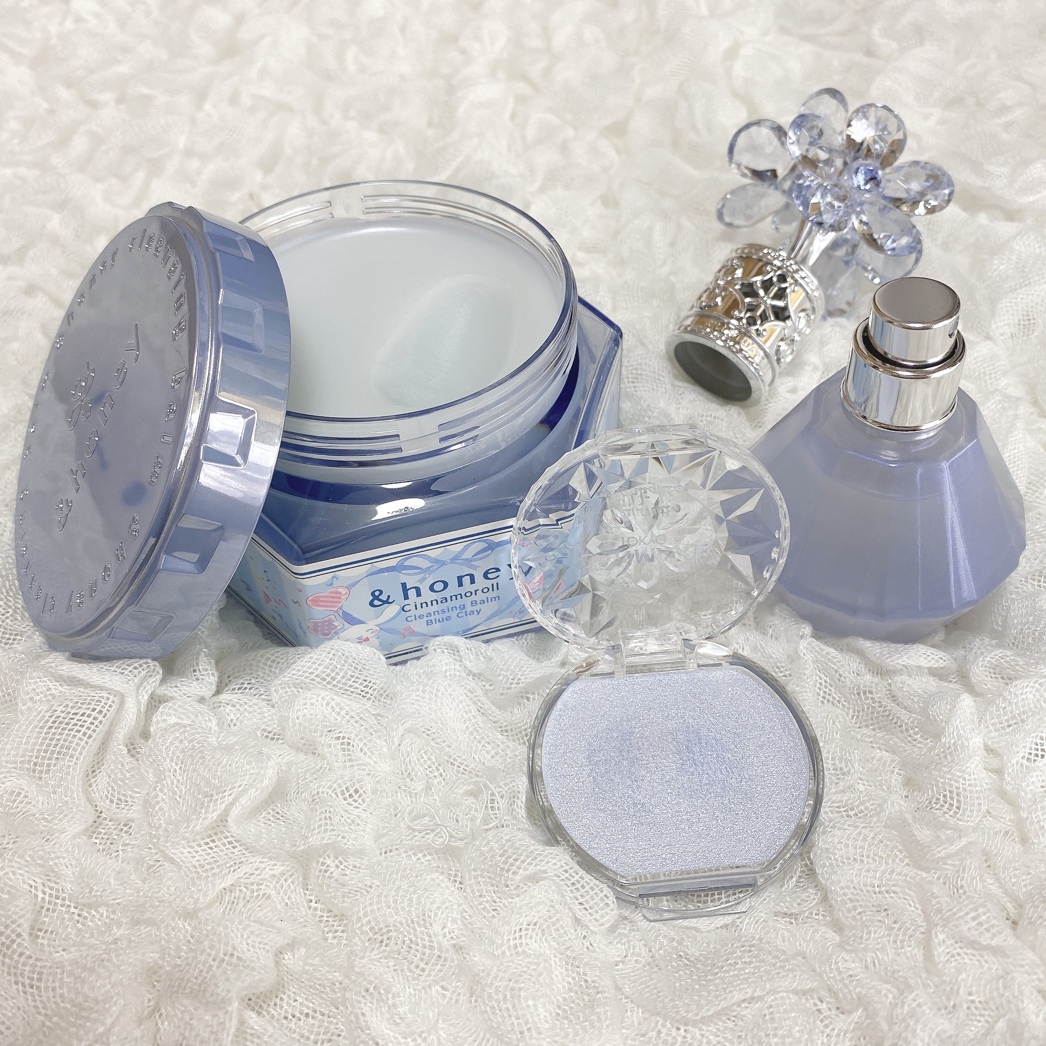アンドハニー シナモロール クレンジングバーム ブルークレイ/&honey/クレンジングバームを使ったクチコミ（3枚目）