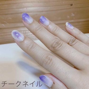  ブルーのチークネイル💅

✨使用したもの✨
･アナスイ(トップコートA/ピールオフベースコート)
  →このベースコートはお湯にネイルをつけながら剥がすと綺麗に剥がれます!!オススメです!!ベースコー