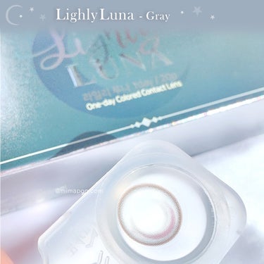 THEPIEL Lighly LUNAのクチコミ「#カラコンレポ 🌃チョンハさんコラボの
ワンデーカラコン Lighly Luna 🌙

.....」（3枚目）