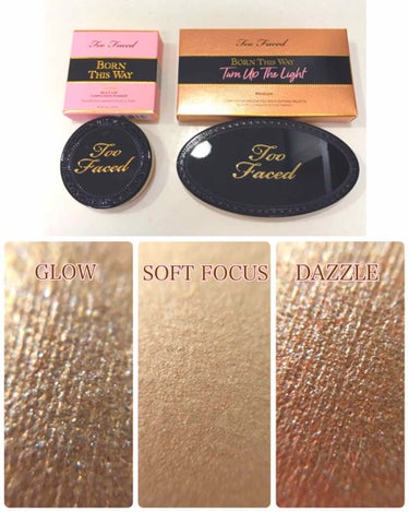 ボーン ディス ウェイ ターン アップ ザ ライト ハイライティング パレット/Too Faced/プレストパウダーを使ったクチコミ（2枚目）