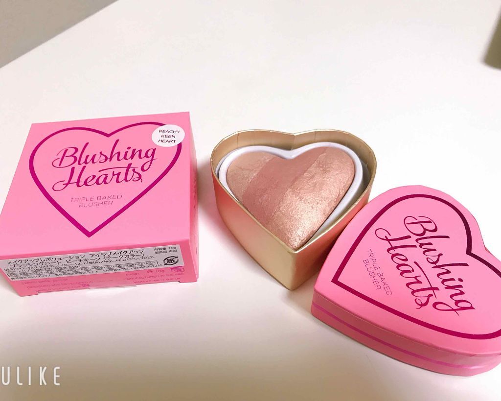 ブラッシング ハート/MAKEUP REVOLUTION/パウダーチークを使ったクチコミ(1枚目)