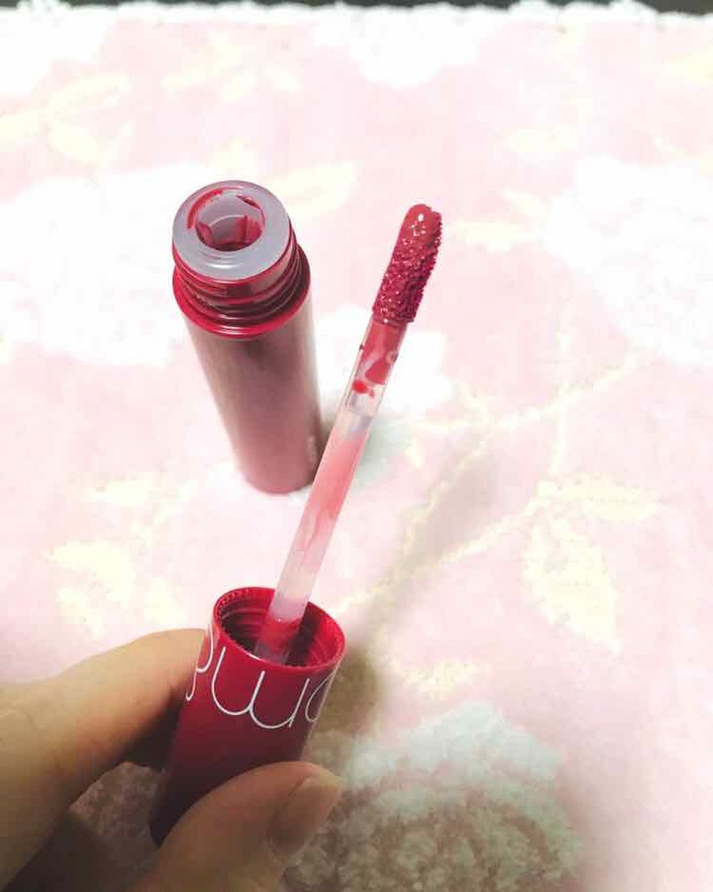 ジューシーラスティングティント/rom&nd/リップティントを使ったクチコミ(2枚目)