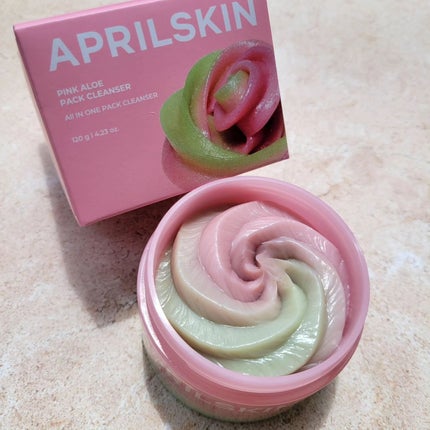 ピンクアロエメレンゲクレンザー/APRILSKIN/その他洗顔料を使ったクチコミ(1枚目)