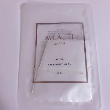2SC GEL FACE BODY MASK/AVEAUTE/シートマスク・パックを使ったクチコミ(1枚目)