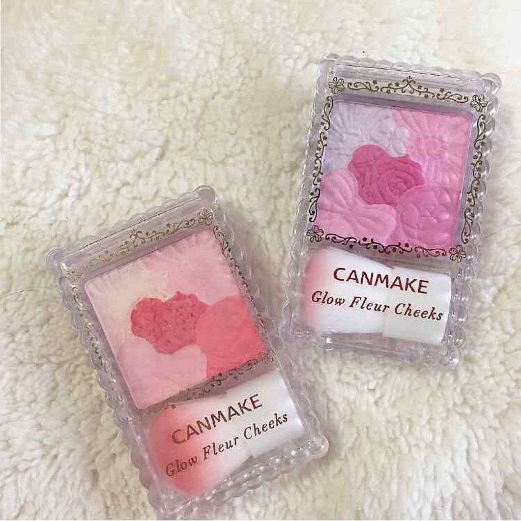 グロウフルールチークス/キャンメイク/パウダーチークを使ったクチコミ（1枚目）