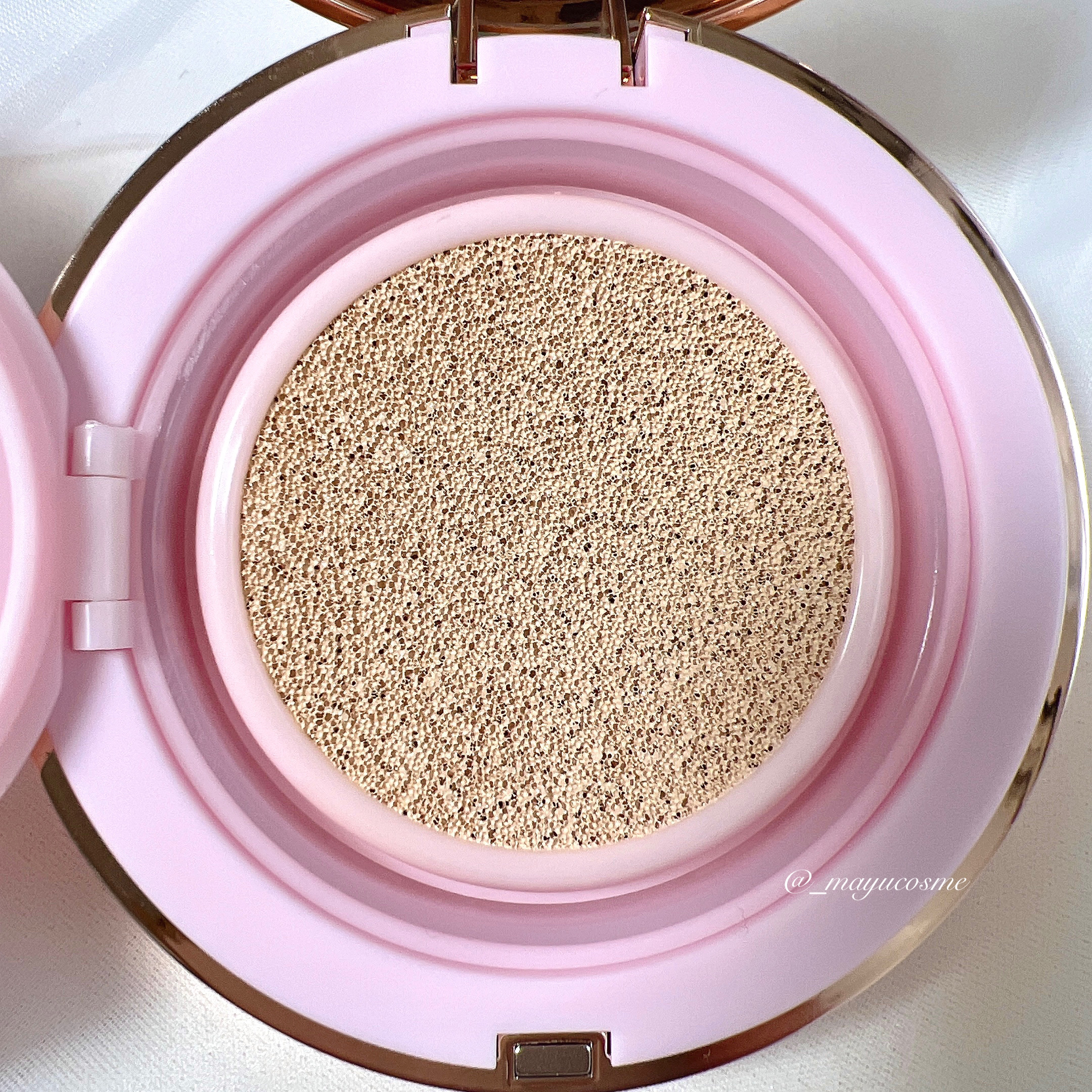 ピンクティーツリーカバークッション/APLIN/クッションファンデーションを使ったクチコミ（3枚目）