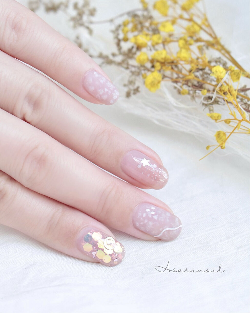 せるだけで No 557 アンティーク オーロラピンクパール ネイルパーツの通販 By Malibunail S Shop ラクマ カテゴリ