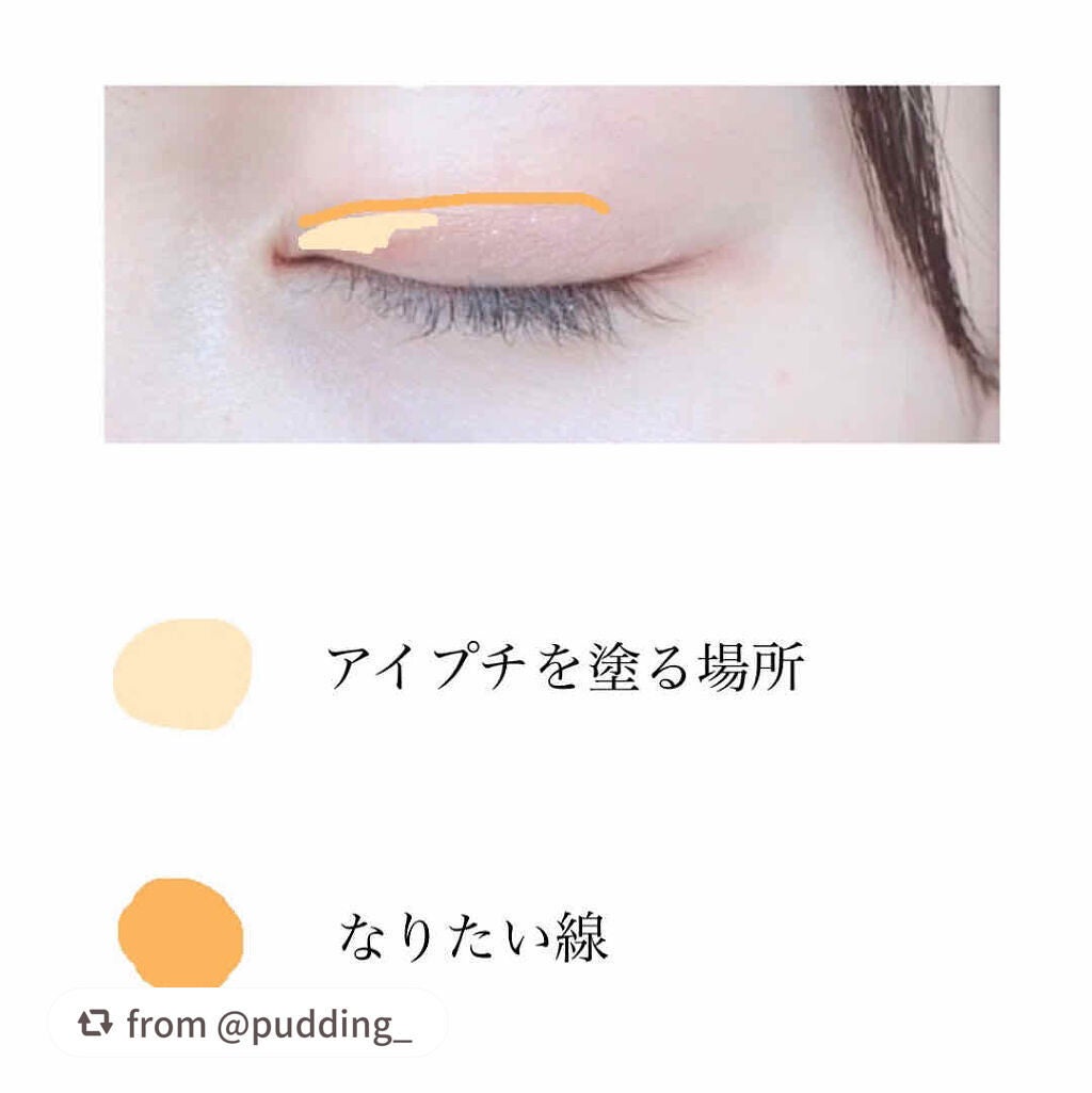 オリシキ アイリッドスキンフィルム /D-UP/二重まぶた用アイテムを使ったクチコミ(2枚目)