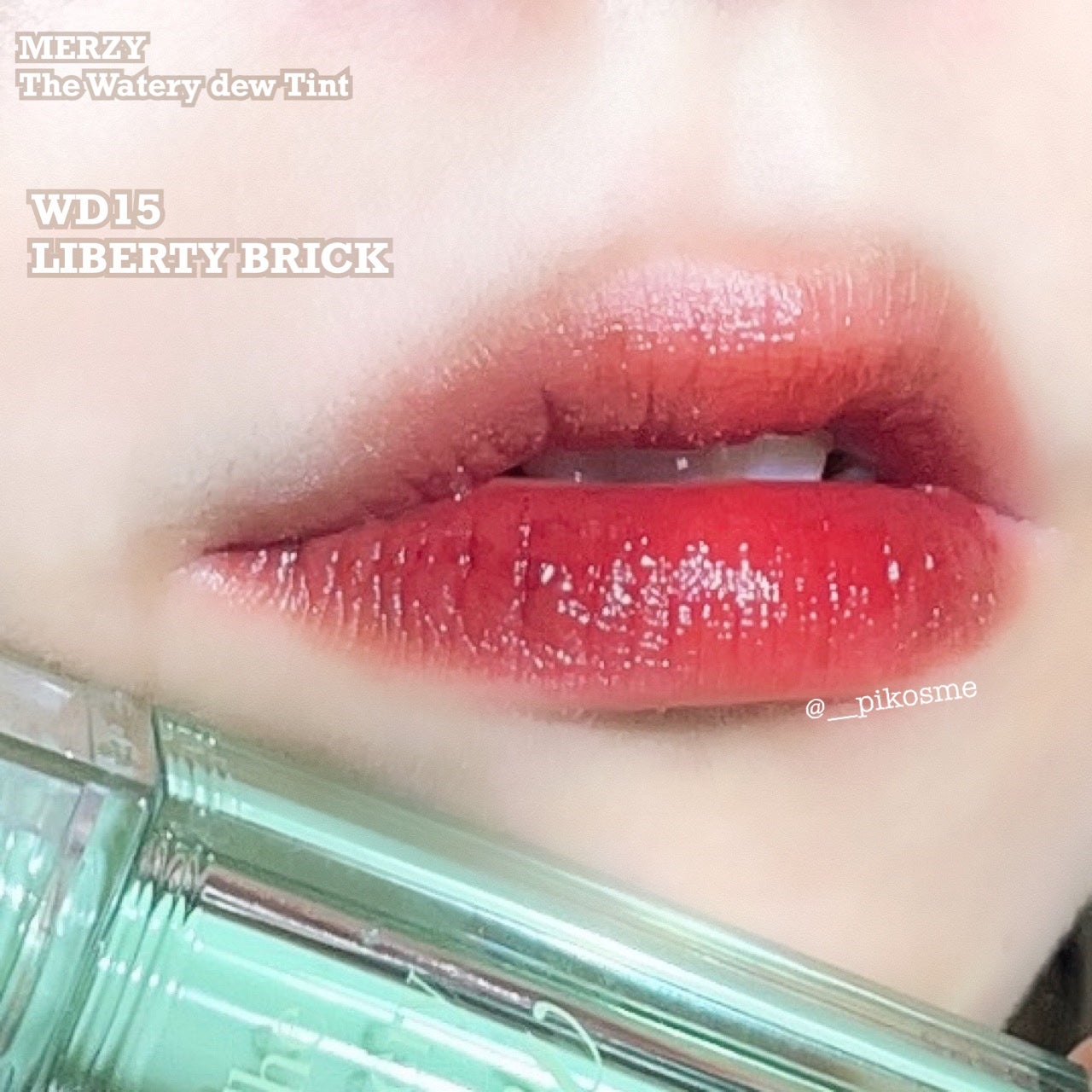 ザ ウォータリーデューティント/MERZY/リップティントを使ったクチコミ(6枚目)