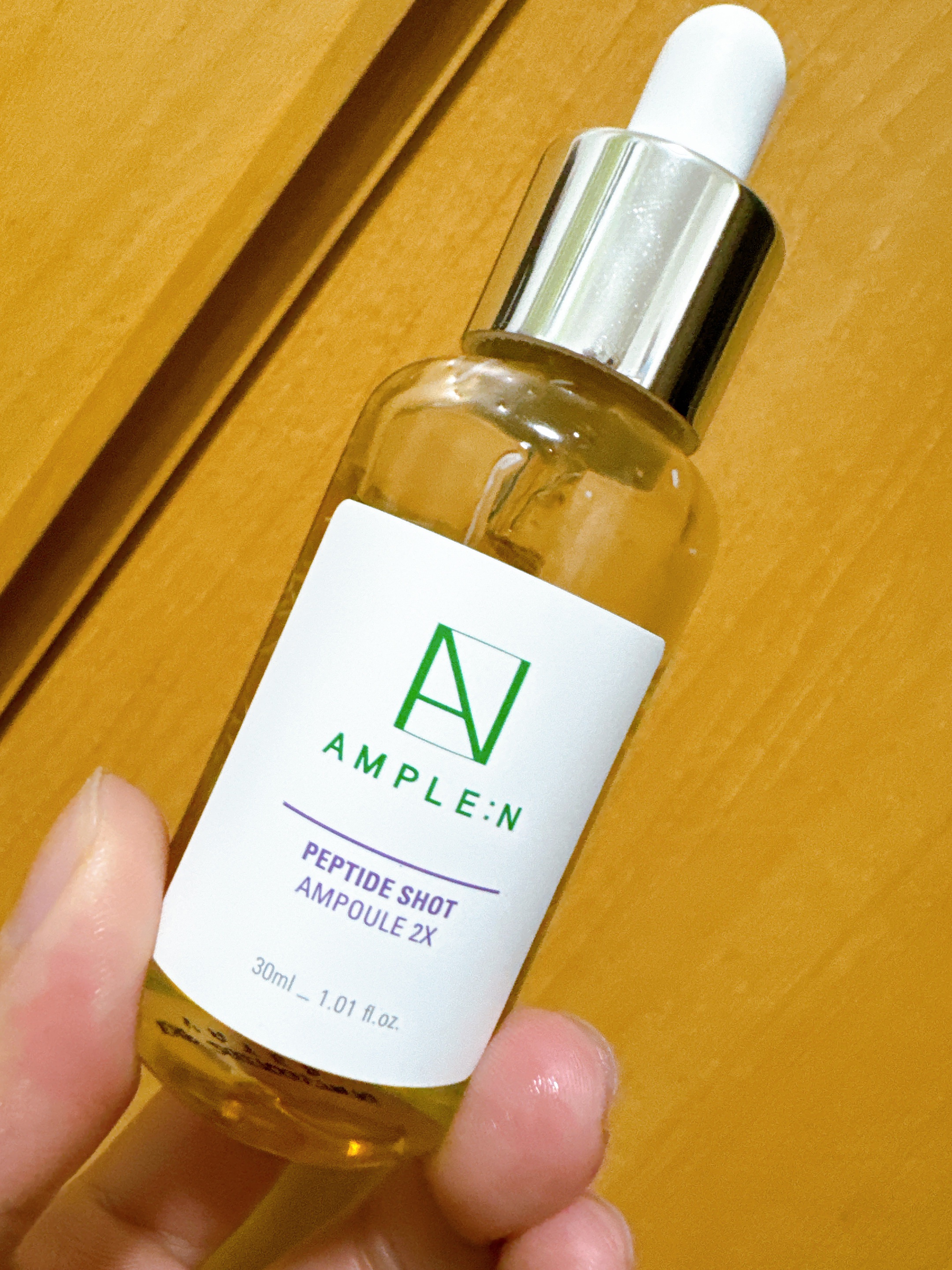 ペプチドショット(2X) 美容液/AMPLE:N/美容液を使ったクチコミ（1枚目）