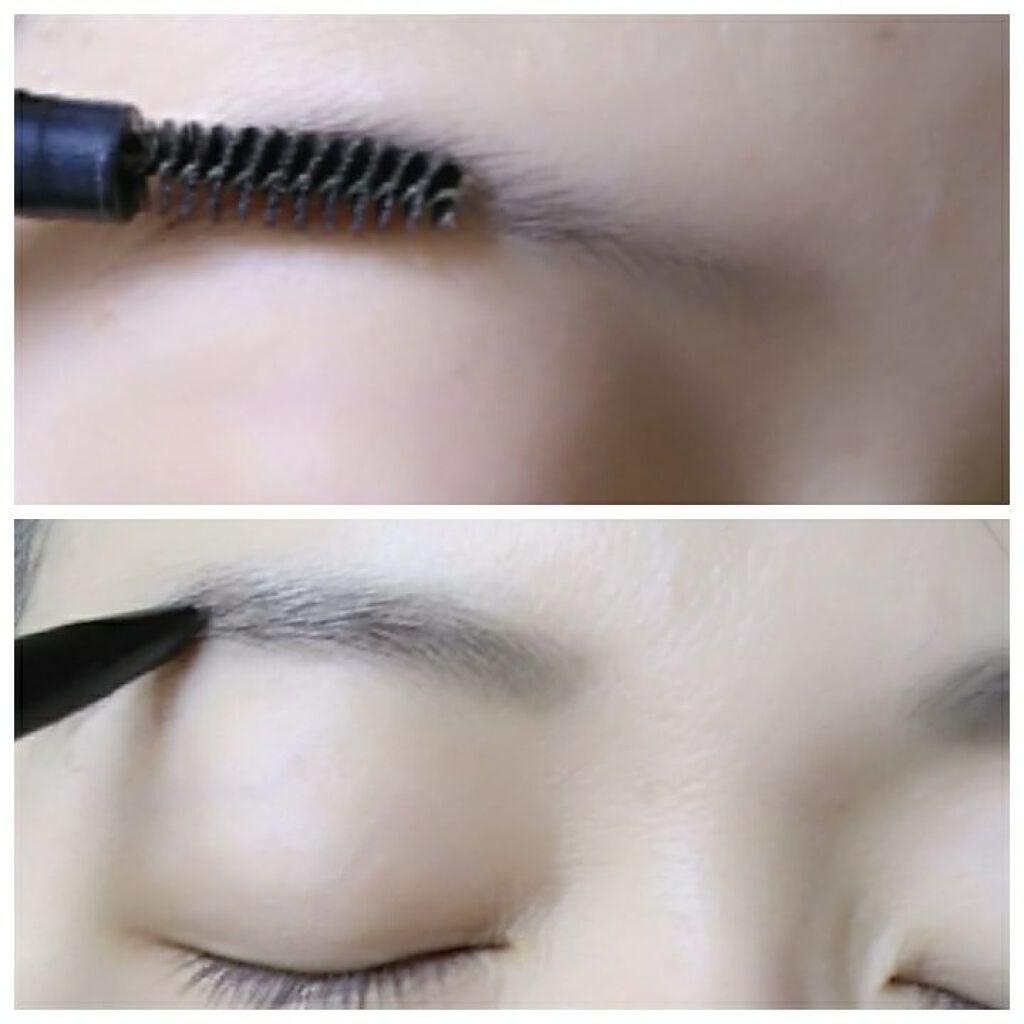 ファッションブロウ パウダーインペンシル N/MAYBELLINE NEW YORK/アイブロウペンシルを使ったクチコミ（3枚目）