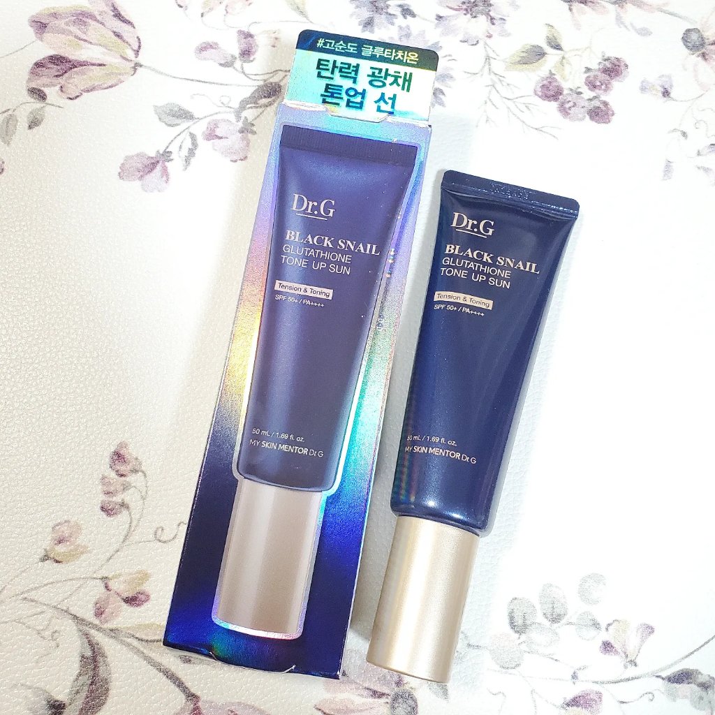 ブラックスネイルグルタチオントーンアップサン/Dr.G/日焼け止めクリームを使ったクチコミ（1枚目）