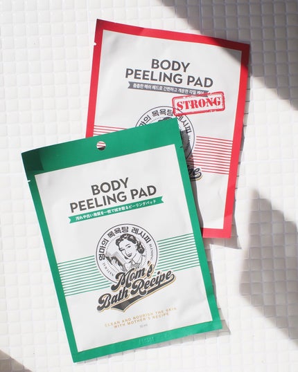 ボディピーリングパッド/Mom’s Bath Recipe/ピーリングを使ったクチコミ(1枚目)
