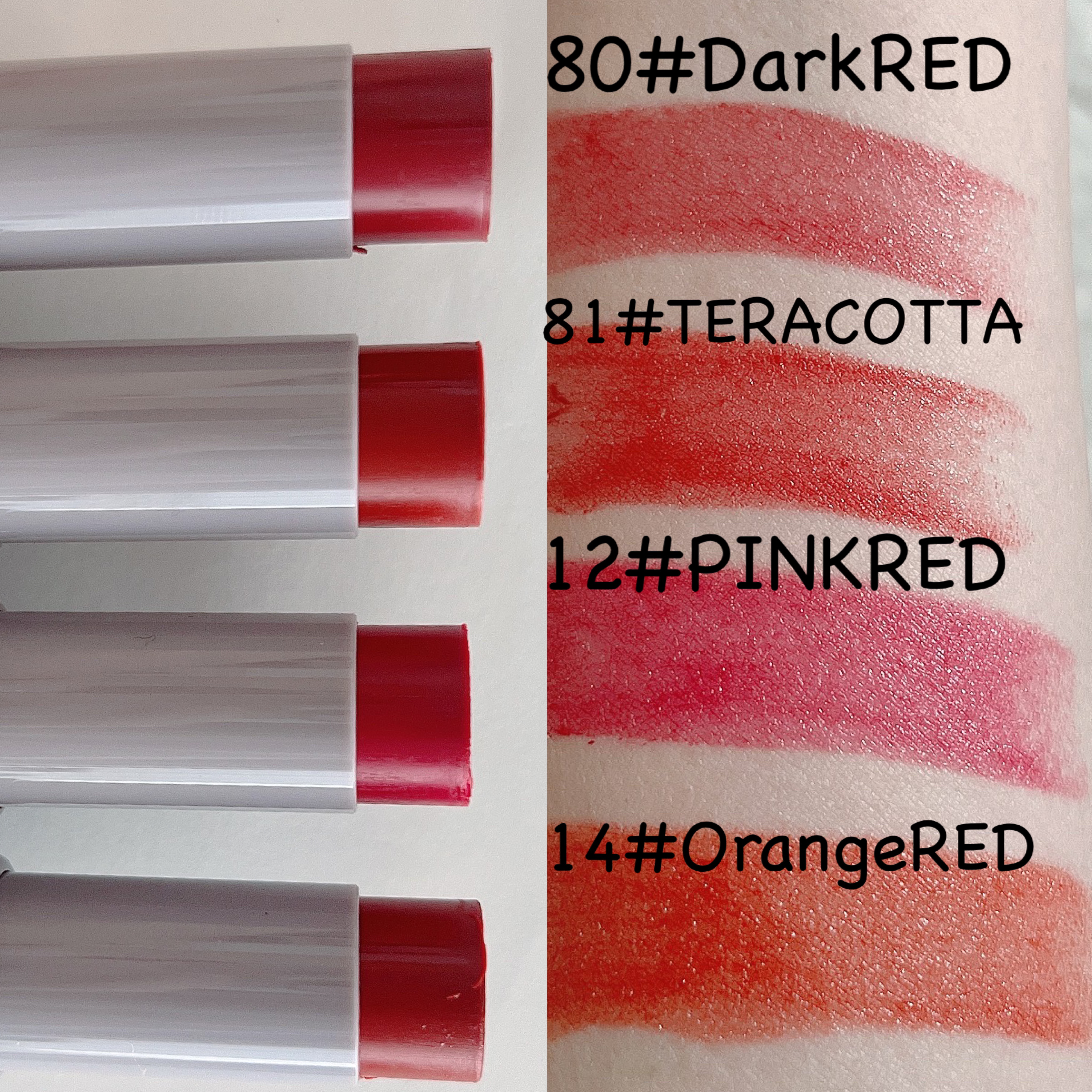 リップスティック 14# ORANGE RED/#4me by GU/口紅を使ったクチコミ（2枚目）