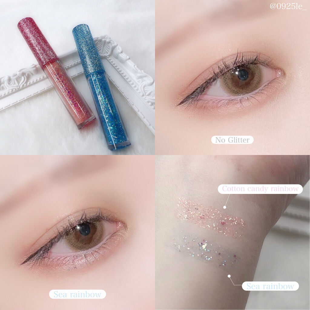 パールブリーアイグリッター/BLACK ROUGE/グリッターを使ったクチコミ（2枚目）