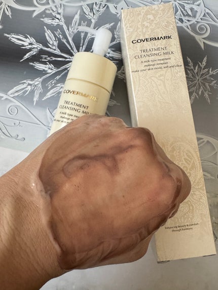 トリートメント クレンジング ミルク/COVERMARK/ミルククレンジングを使ったクチコミ(5枚目)