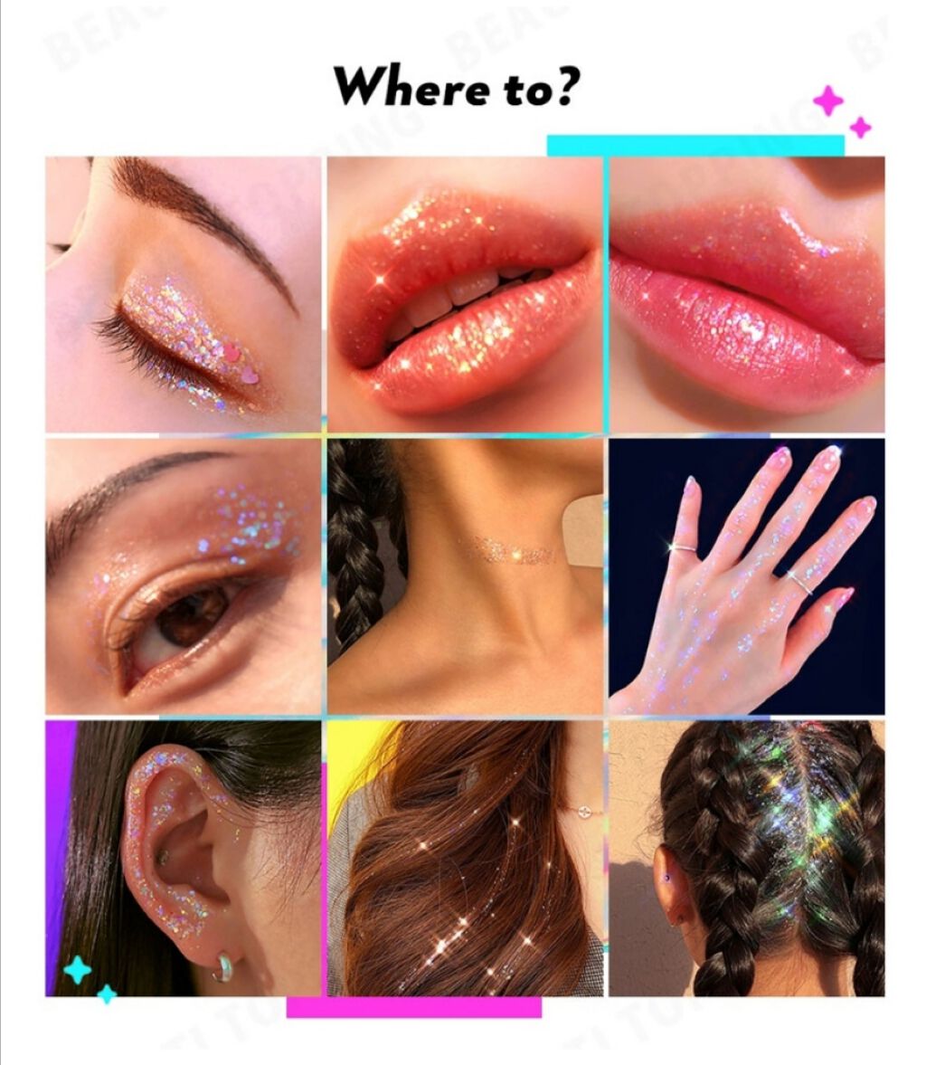 ゲットルーズグリッタージェル/unleashia/グリッターを使ったクチコミ(2枚目)