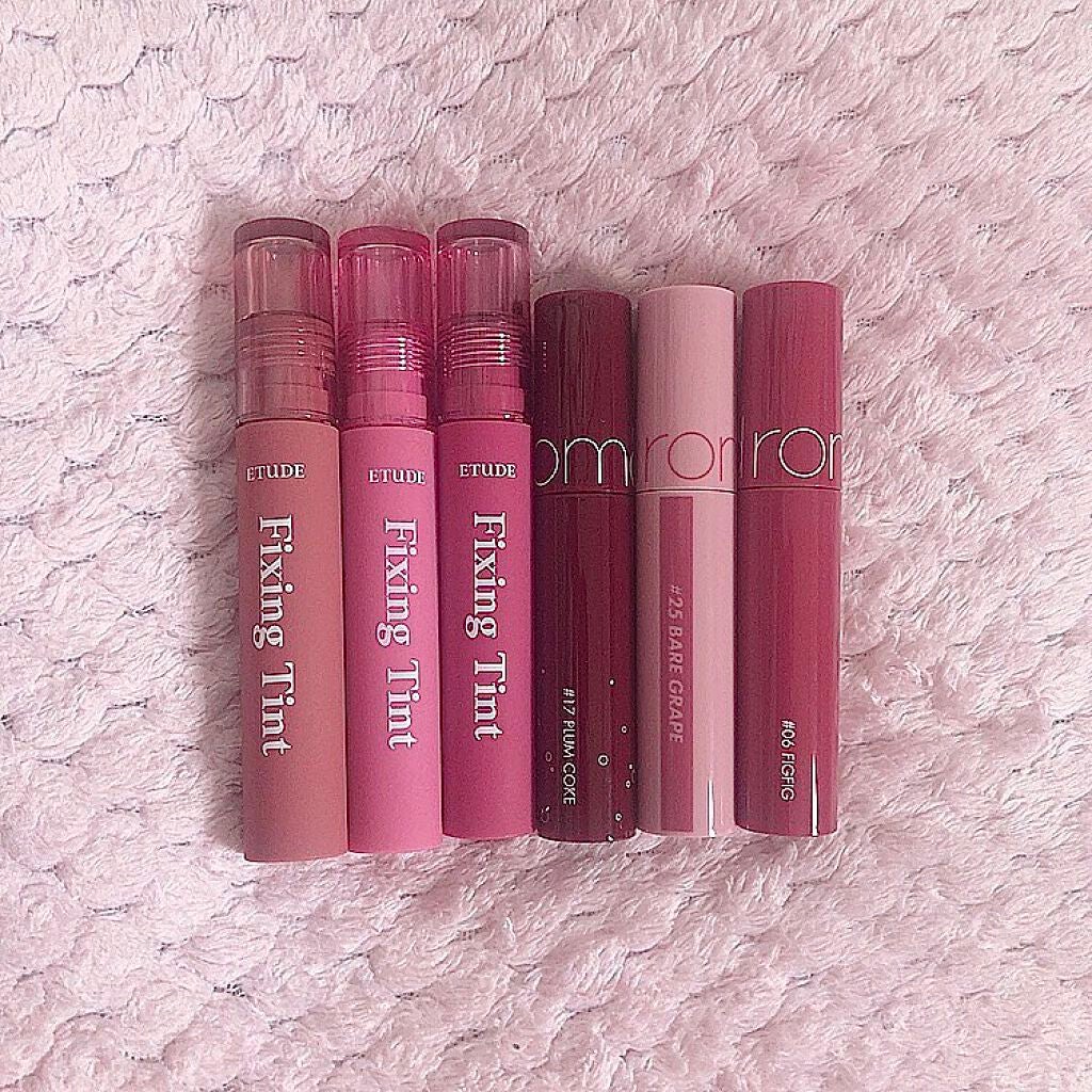 ジューシーラスティングティント/rom&nd/リップティントを使ったクチコミ(1枚目)