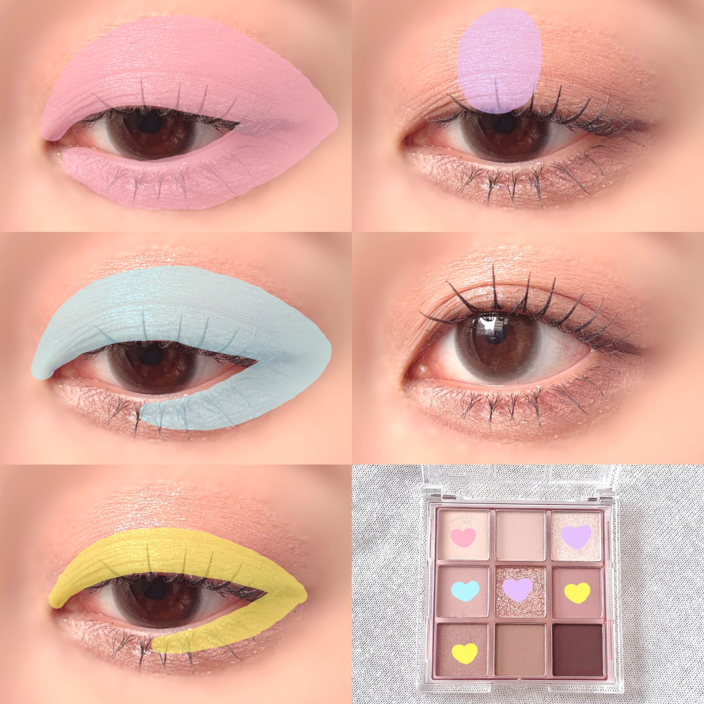 KEYBO FALL IN LOVE SHADOW PALETTE/keybo/アイシャドウパレットを使ったクチコミ(2枚目)