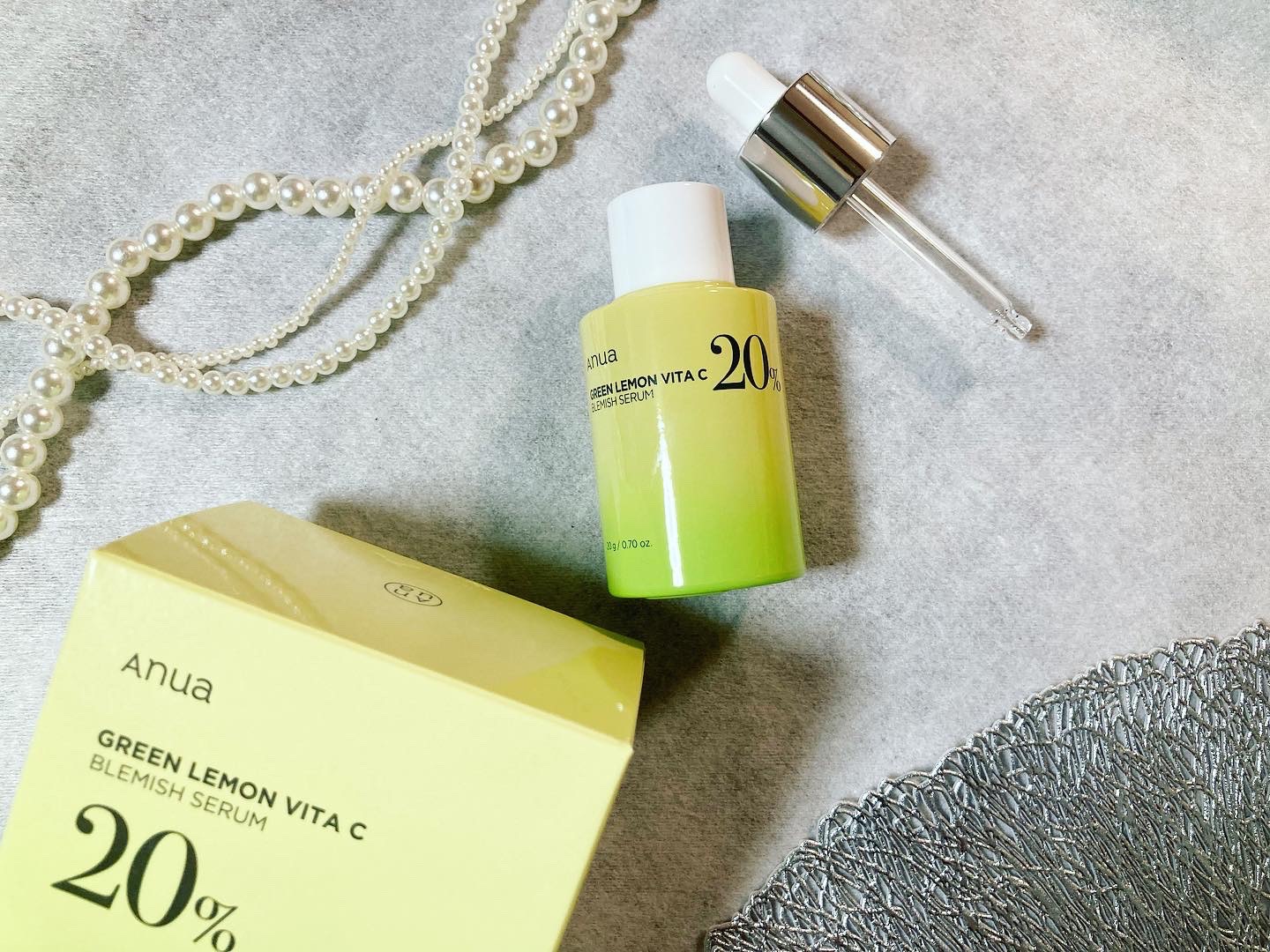 グリーンレモン ピュアビタC セラム/Anua/美容液を使ったクチコミ（1枚目）