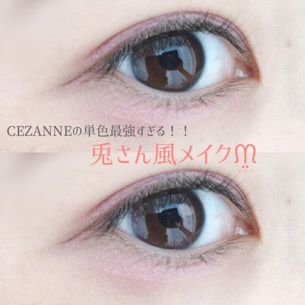 シングルカラーアイシャドウ/CEZANNE/単色アイシャドウを使ったクチコミ(1枚目)
