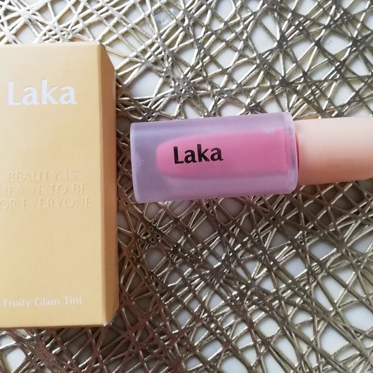 フルーティーグラムティント/Laka/リップティントを使ったクチコミ（2枚目）